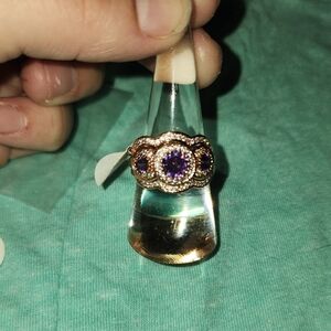 I'm a Heartbreaker Dark Amethyst Cubic Ziconia